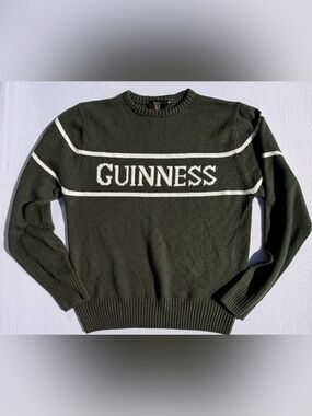 Guinness Vintage 80s Acrylic Sweater Jumper Medium Made in Ireland